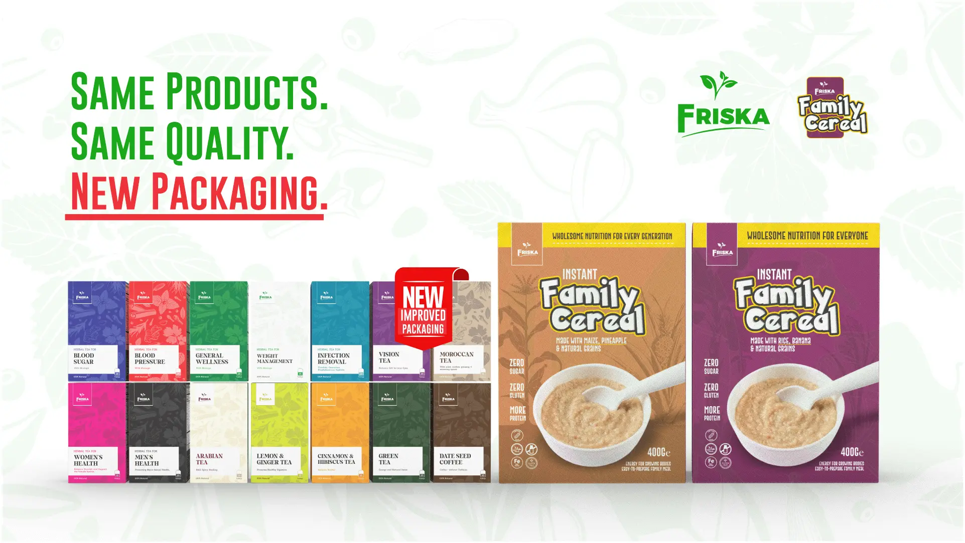Friska Herbal teas face 1