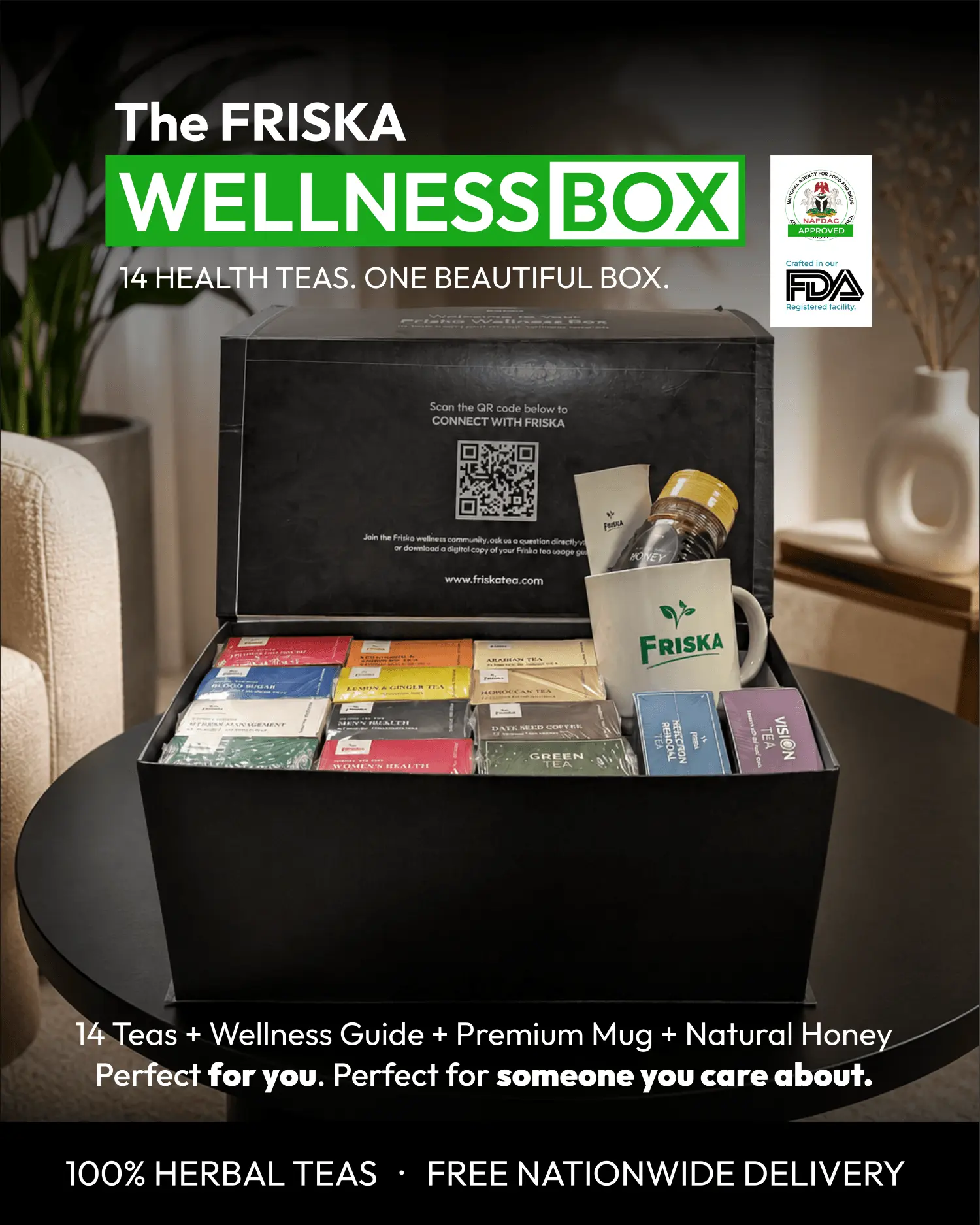 Friska Herbal teas WELLNESS CCe 1